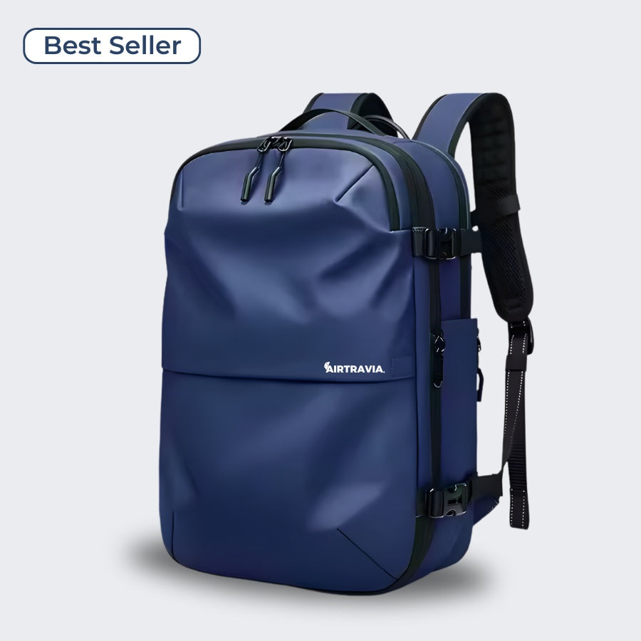 airbag travel backpack ORIGINAL AIR BAG and the adjustable hip Girls Unicorn Holographic Backpack product_group:Waterproof Backpack Cover (18-35L) Color:Dress Blue