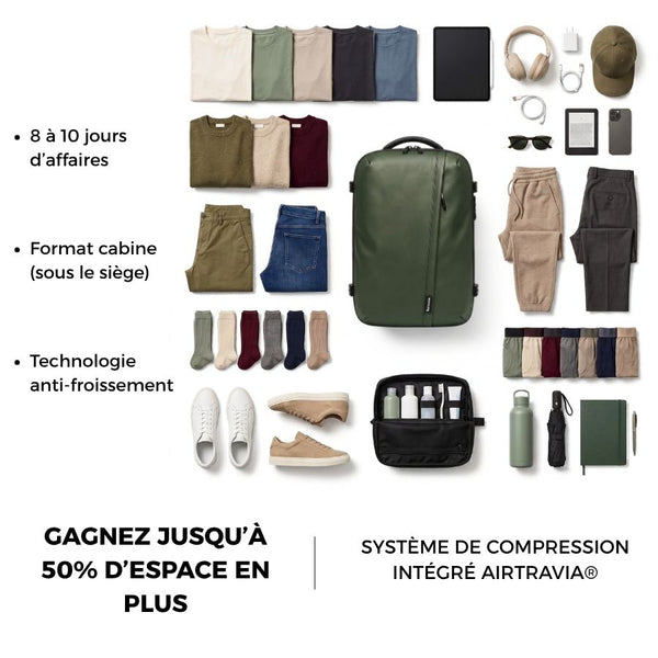 REISTAS VOOR HANDBAGAGE - AIR NEO GROEN
