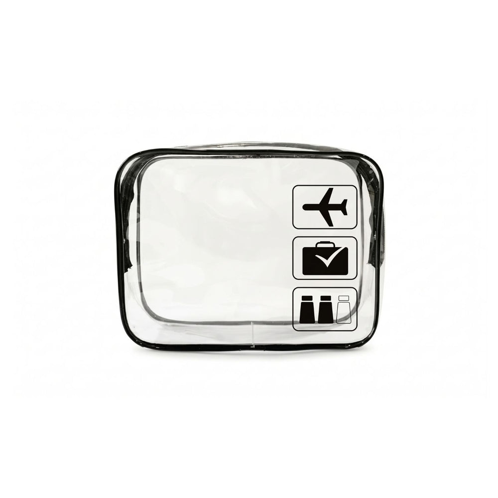 Pochette transparente liquide pour avion