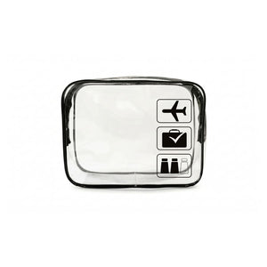 Pochette transparente liquide pour avion