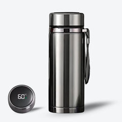 Gourde Isotherme Intelligente - AIRWATER PRO SILVER 1L