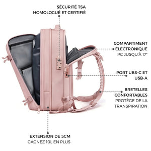SAC DE VOYAGE CABINE - AIR NEO ROSE