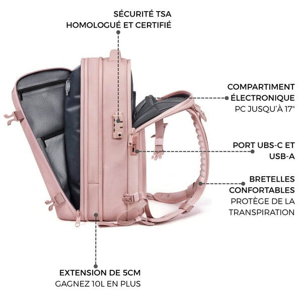 SAC DE VOYAGE CABINE - AIR NEO ROSE
