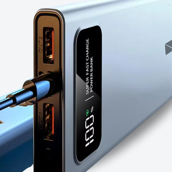 Bateria Externa 20 000mAh Carregamento Rápido 120W - Branco