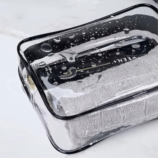 Pochette transparente liquide pour avion